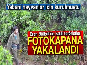 Eren Bülbülün katili teröristler fotokapana böyle yakalandı