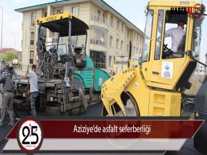 Aziziyede asfalt seferberliği