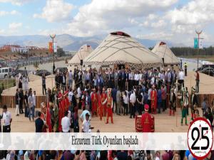 Erzurum Türk Oyunları başladı