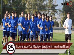 Erzurumspor'da Medipol Başakşehir maçı hazırlıkları