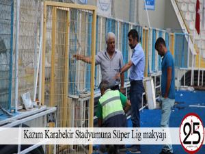Kazım Karabekir Stadyumuna Süper Lig makyajı