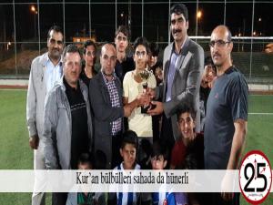 Kuran bülbülleri sahada da hünerli
