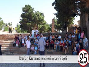 Kuran Kursu öğrencilerine tarihi gezi