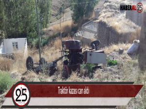 Traktör kazası can aldı