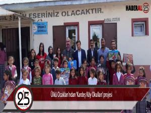 Ülkü Ocaklarından Kardeş Köy Okulları projesi