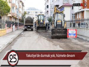 Yakutiye'de durmak yok, hizmete devam
