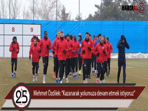 Mehmet Özdilek: Kazanarak yolumuza devam etmek istiyoruz