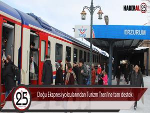 Doğu Ekspresi yolcularından Turizm Trenine tam destek