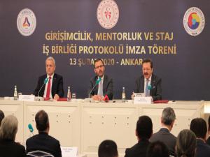 TOBBda Girişimcilik, Mentorluk ve Staj İş Birliği Protokolü imzalandı