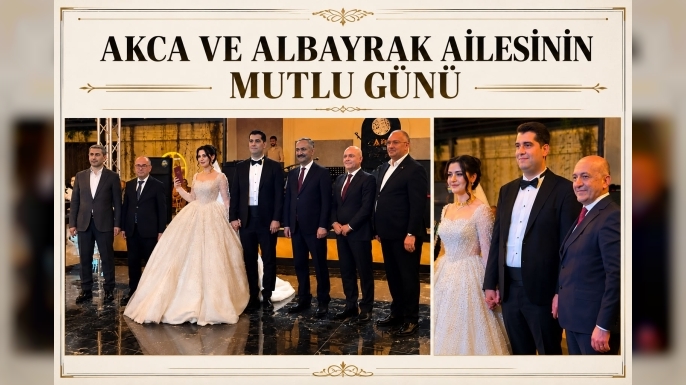 Ömer Akca'nın kızı dünyaevine girdi