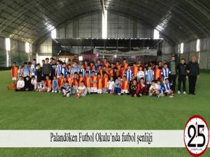 Palandöken Futbol Okulunda futbol şenliği