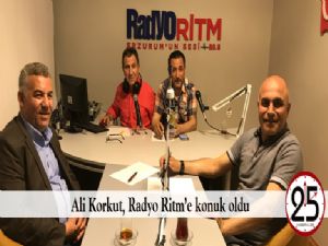 Ali Korkut, Radyo Ritm'e konuk oldu