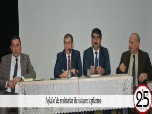Aşkale'de muhtarlar ile istişare toplantısı