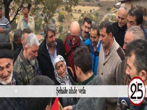 Şehide ahde vefa