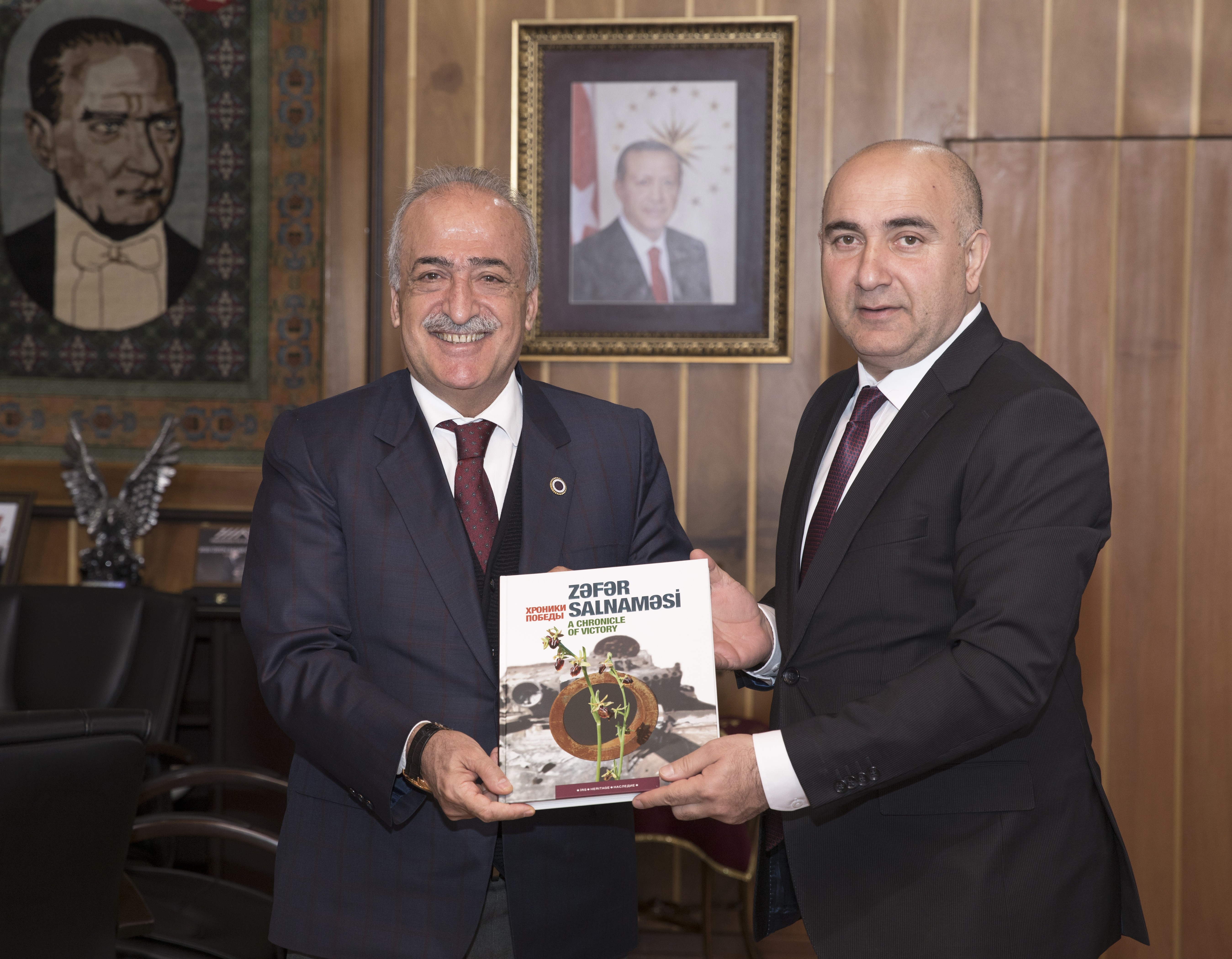 Azerbaycan Kars Başkonsolosu Guliyev’den Rektör Çomaklı’ya ziyaret