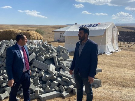 Deprem bölgesinde çalışmalar devam ediyor