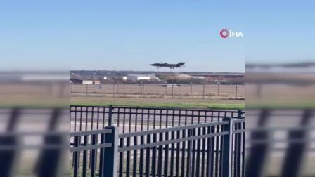 ABD'de F-35 savaş uçağı iniş sırasında düştü