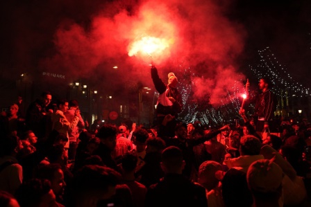 Fas'ın Dünya Kupası'nda çeyrek finale yükselmesi coşkuyla kutlandı