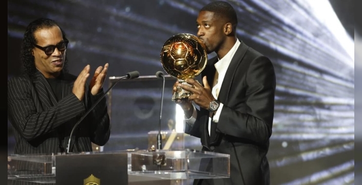 Altın top ödülünü Dembele kazandı