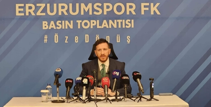 Erzurumspor FK Başkanı Ahmet Dal: “Erzurumspor futbolda gümüş dönemini yaşıyor, altın dönemini de yaşayacak”