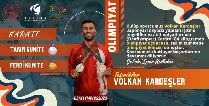 Volkan Kardeşler’den Tokyo’da Çifte Madalya Gururu