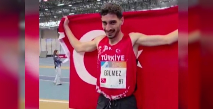 Milli sporcu Mehmet Emin Eğilmez, dünya şampiyonu oldu