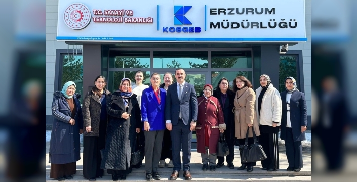 TOBB Erzurum Kadın Girişimciler Kurulu İcra Toplantısı KOSGEB'te Yapıldı