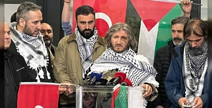Sumud Filosu aktivisti Hüseyin Oral, İstanbul’a geldi
