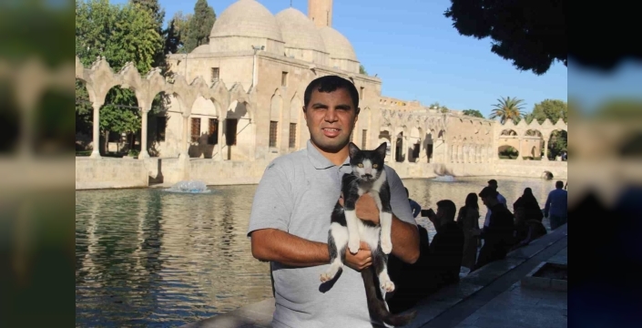 Balıklıgöl’e düşen kedi kalp masajıyla hayata döndü