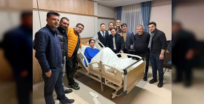 Erzurumspor’da Orbanic’e moral ziyareti, Yakup Kırtay’a 100. maç tebriği