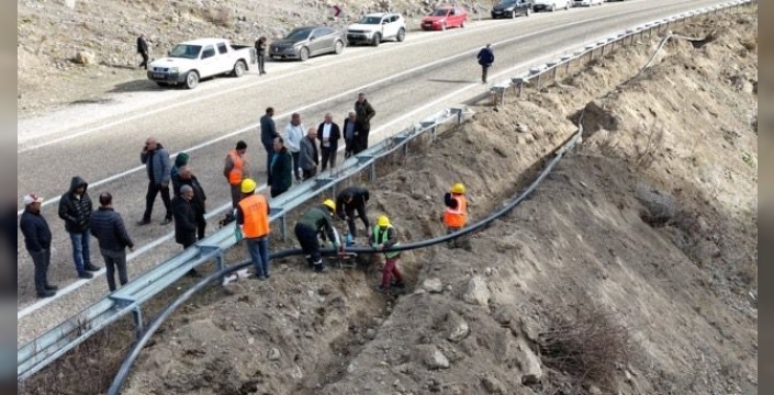 Köprüköy Akçam’a, 12 kilometrelik yeni su hattı