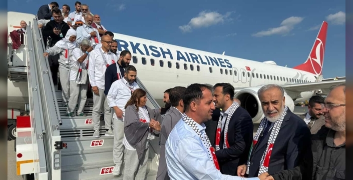 Özgürlük Filosu’ndaki 94 aktivist Türkiye’ye getirildi